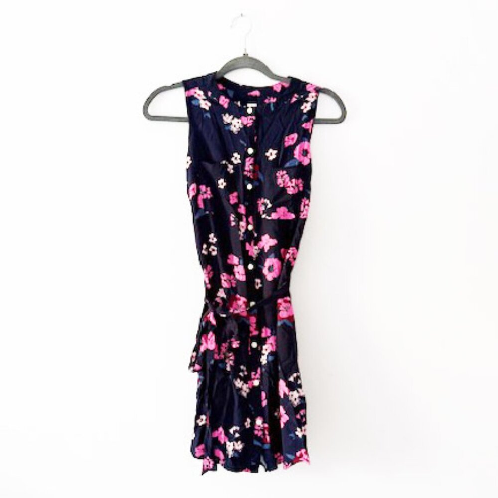 Gap Petite XS shirtwaist dress with waist tie